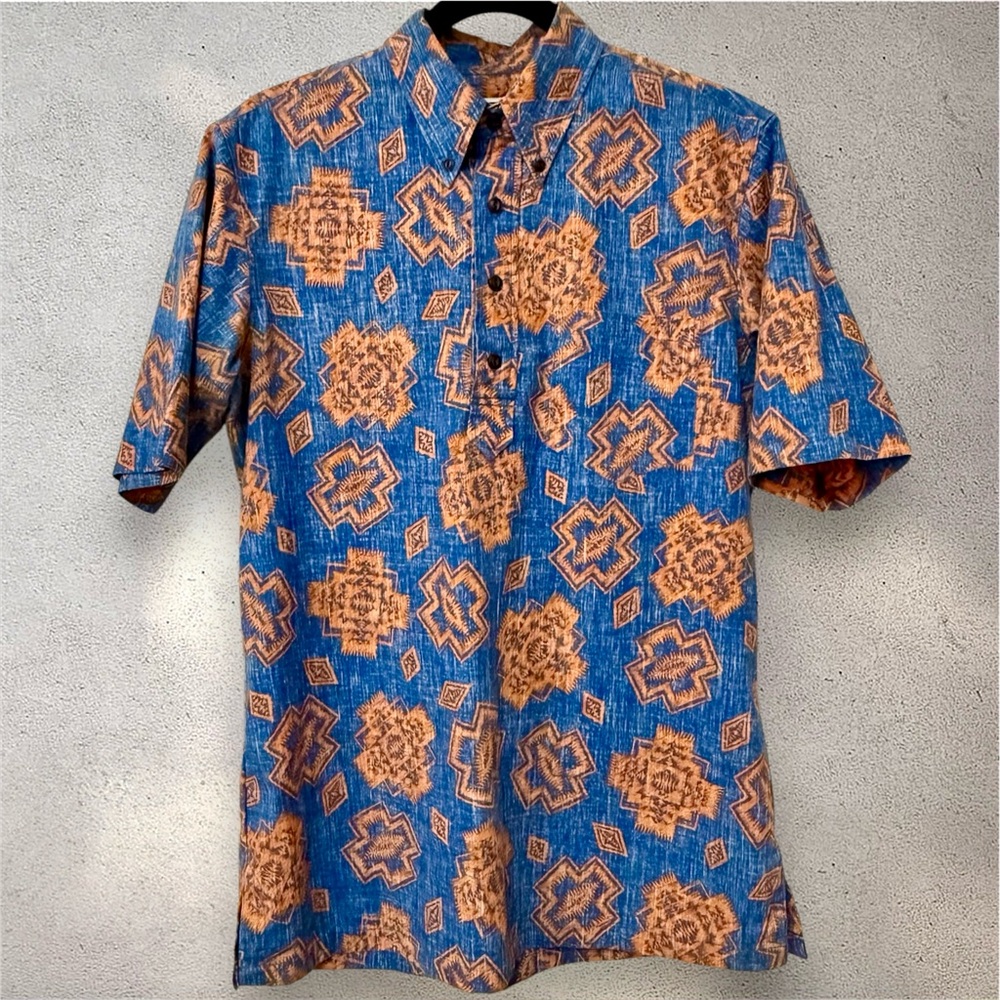 Surf Pendleton x Reyn Spooner Short Sleeve Popover Hawaiian Shirt Men's Small